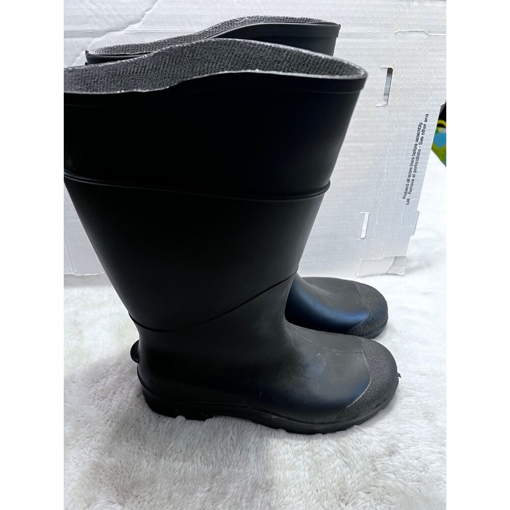 Servus Black Rubber Mens Work Boots Size 12